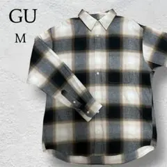 【限定 値下げ交渉OK】GU チェック柄シャツ M