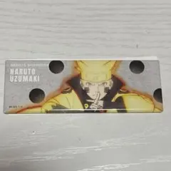 NARUTO BORUTO スクエアロングカンバッジBGイラスト　うずまきナルト