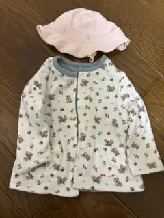 Ralph Lauren キャラクター柄 カーディガンと帽子セット
