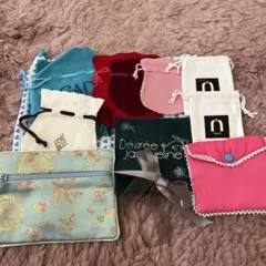 アクセサリー用　巾着袋セット 10個