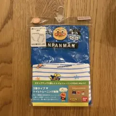 【新品未使用】トレーニングパンツ　アンパンマン　青　男の子　90cm