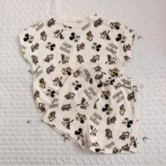 フタフタ セットアップ ミッキー ミニー トップス 半袖 ショート パンツ