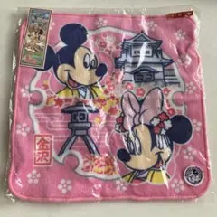 ご当地ディズニー ミッキー ミニー 金沢　ミニタオルハンカチ
