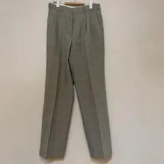 グレー系チェック柄スラックス ウエスト76cm
