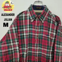 usa古着 ALEXANDER JULIAN COLOURS ネルシャツ　Mのサムネイル