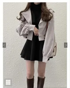 ダブルボタンショート丈ジャケット