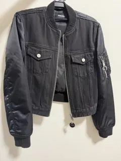 DIESEL MA-1スタイル ブラックジャケット