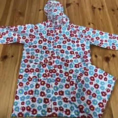eab レインコート　Mサイズ　花柄のサムネイル