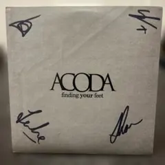 廃盤 ACODA finding your feet CD サイン入り