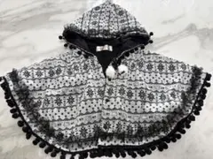 HELLO KITTY フード付きポンチョ 80