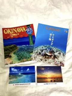 絵葉書付き！　2025年9・10月　風車号　　JTA 機内誌 コーラルウェイ