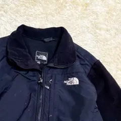 THE NORTH FACE ボアジャケット 刺繍ロゴ ブラック L