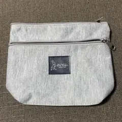 ピーターラビット　ポーチ　小物入れ　グレー