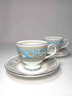 4枚  黒壺 フロレンティーンターコイズ 17.5cm皿 フロレンティーン ターコイズ|WEDGWOOD公式オンラインストア