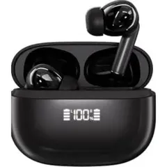 ワイヤレスイヤホン bluetooth イヤホン ブラック