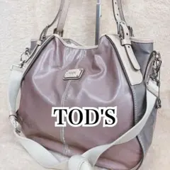 TOD'S トッズ 2Way ショルダーバッグ トートバッグ バイカラーのサムネイル