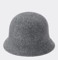 GU/ウールブレンドハット/グレー