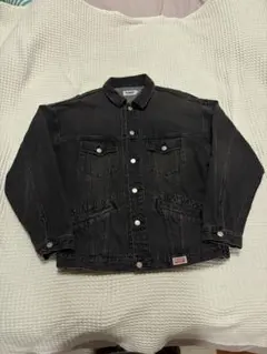 XLARGE ブラックデニムジャケット Lサイズ