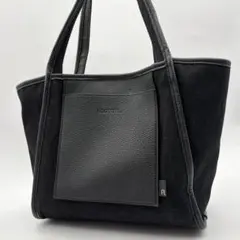 ROOTOTE トートバッグ 肩がけ ブラック A4収納 h1229