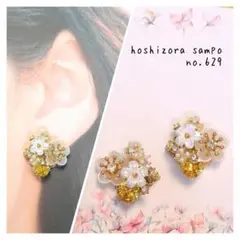 ♥2点目から半額♥　✴no.629✴　ハンドメイドピアス・イヤリング