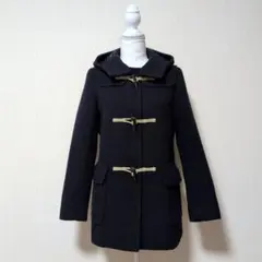 ユニクロ　ウールブレンドダッフルコート　レディース　ネイビー　Sサイズ