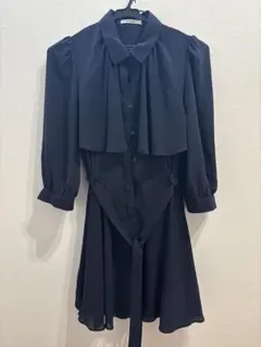 snidel トレンチライクフレアワンピース