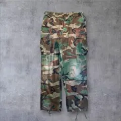 【米軍実物】 BDU カーゴパンツ L-R ウッドランドカモ 90s 98年製