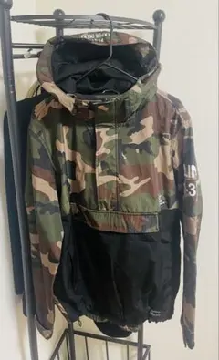 GLEMALL カモフラージュ マウンテンパーカー M