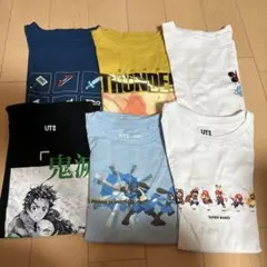 ユニクロ　UT 6枚　鬼滅、マリオ、ポケモン