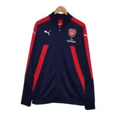 PUMA プーマ ×arsenal トラックジャケット　ジャージ　ロゴ　ネイビー