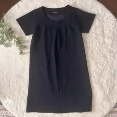 Milk tea マタニティ ワンピース ネイビー 授乳服 お宮参り セレモニー
