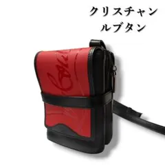 クリスチャンルブタン ベネッシュ リポーター ショルダーバッグ ブラック レッドのサムネイル