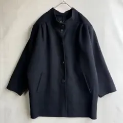 Enjeauアーンジョー レディース　ラムウール　コート　11 ブラック