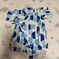 くろわっさんすべべ　甚平 サイズ80