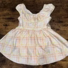 チェック柄ワンピース水着