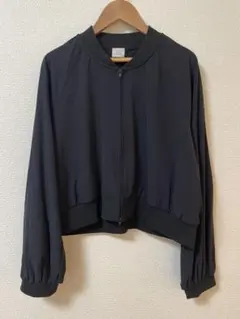 【グリーンレーベルリラクシング】ジップアップブルゾン