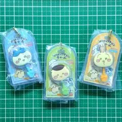 【3点セット】ミニチュアチョコチャーム うさぎ ハチワレ くりまんじゅう