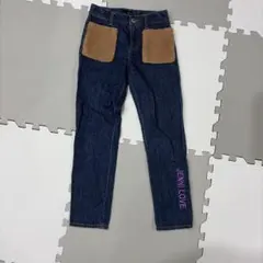 JENNI LOVE デニムパンツ フェイクファーポケット