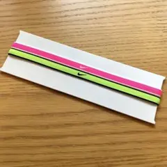 ナイキ ヘアバンド 2本セット イエロー ピンクのサムネイル