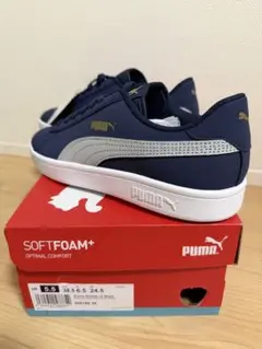 PUMA SMASH V2 BUCK ネイビー 24.5cmのサムネイル