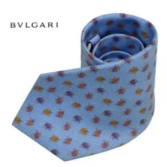 BVLGARI/ブルガリ セブンフィールド ネクタイ【サックス】新品同様！のサムネイル