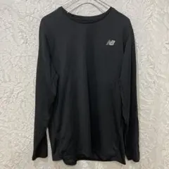V1286 New Balance NB DRY 長袖カットソー ブラックメンズのサムネイル
