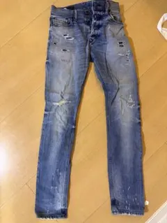 DIESEL ダメージ加工 デニムパンツ イタリア製