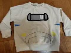 新幹線プリント ホワイト トレーナー