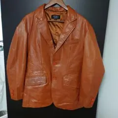 hornworks ホーンワークス レザーテーラードジャケット キャメル LL