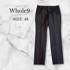 ホールナイン スラックス センタープレス ストライプ ビジネス フォーマル 通勤