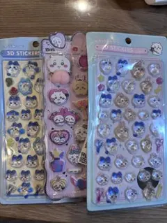 ちいかわボンボンドロップシール2枚　おしりシール1枚