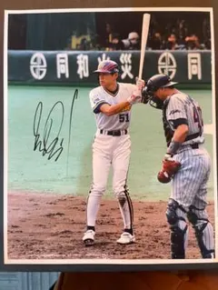 イチロー　直筆サイン　フォト イチロー直筆サイン入りマリナーズ スウィングフォト 特製