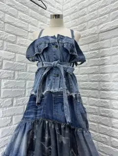 ★牛 様専用★ 2wayリボンサロペットワンピ