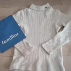 familiar f dash 長袖カットソー 140 ホワイト